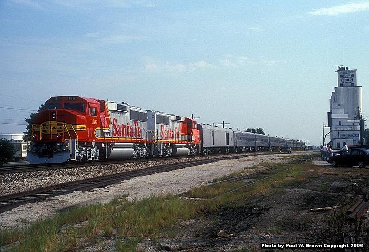 ATSF Images/Midwest/ATSF 156 at Topeka RR Days in September 1995